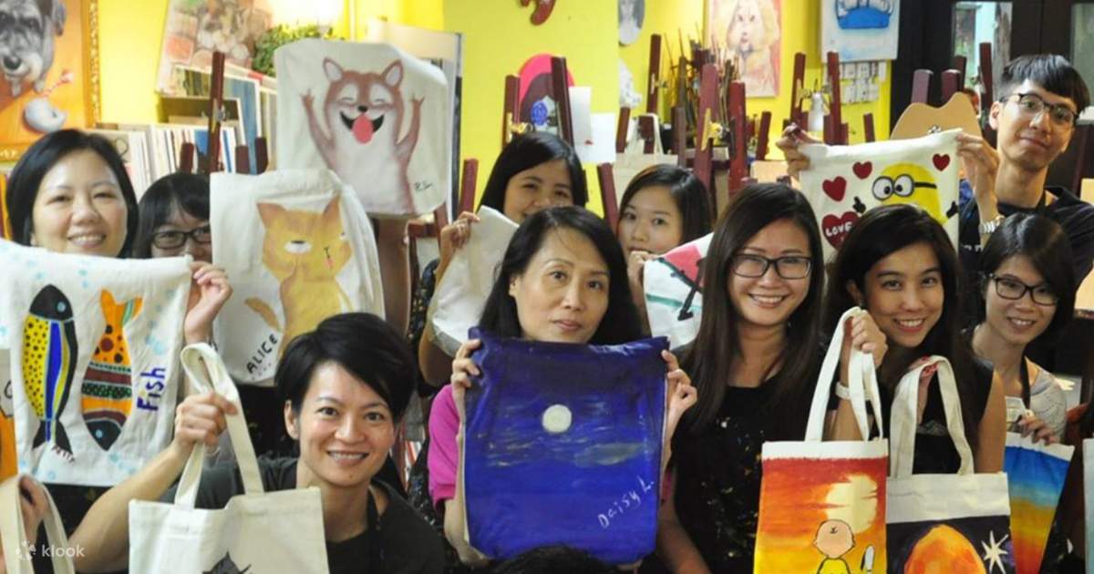 Tote bag on sale painting workshop